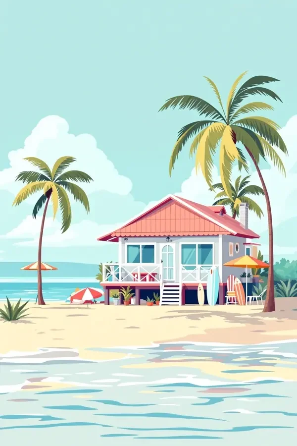 南方的海 旅行海报