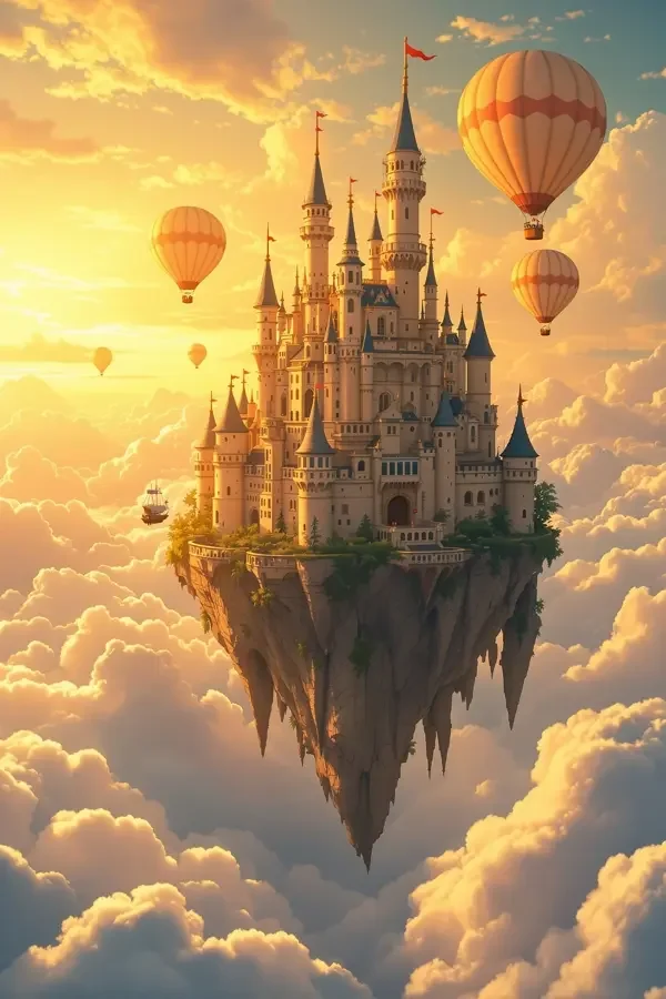 天空之城 旅行海报